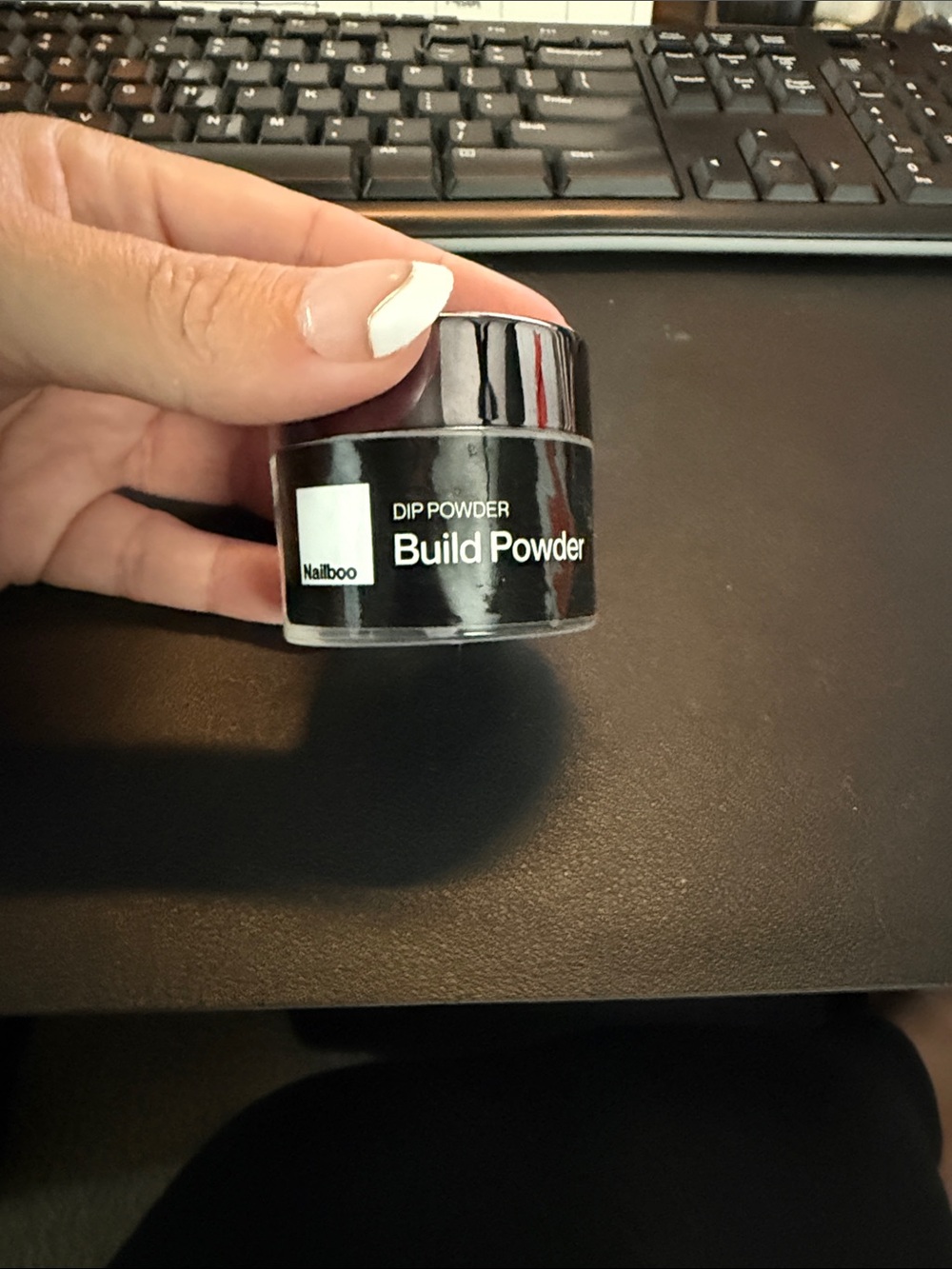 Nailboo Build Dip Powder - Black